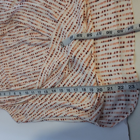 WHBM sleeveless top w/faux wrap draped front Size 2 - Picture 7 of 7